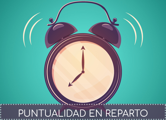 Puntualidad en reparto